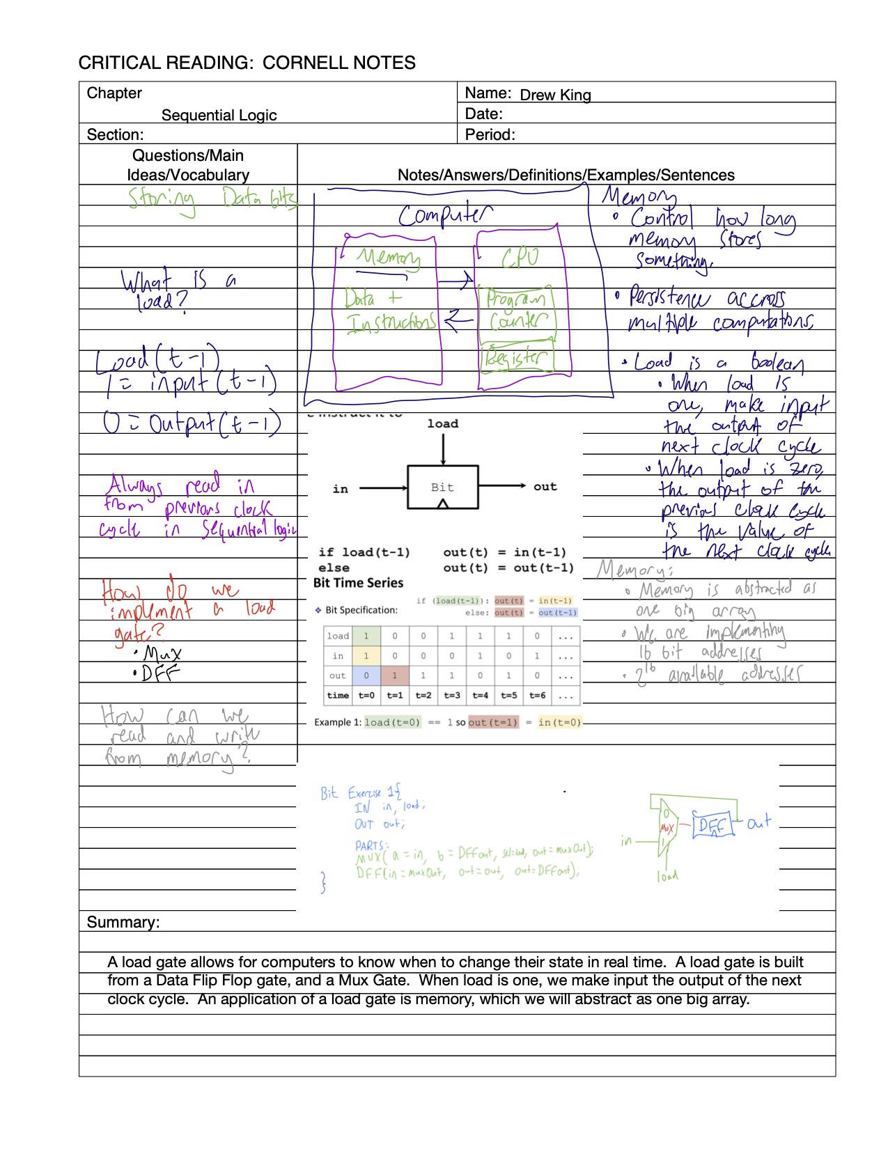 Cornell Notes